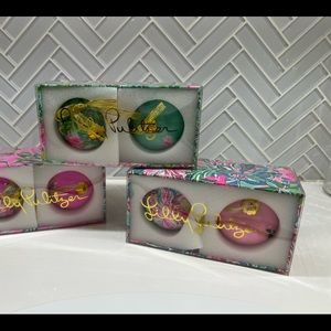 Lily Pulitzer Ornaments. Beautiful vibrant colors. NWOT